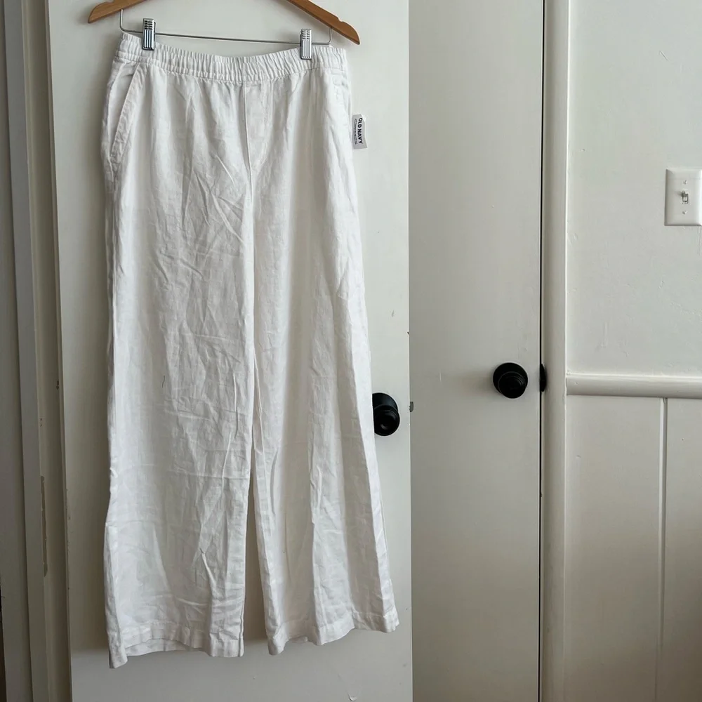 White linen pants - Picture 2 of 3
